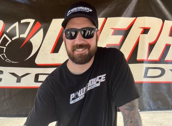 Mark at PowerHouse Cycle & Dyno